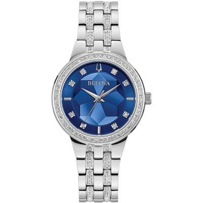 Bulova® Analoog 'Phantom crystal' Dames Horloge 96L276
