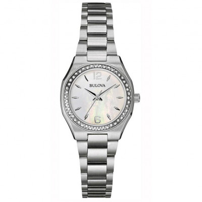 Bulova® Analoog 'Diamond gallery' Dames Horloge 96R199
