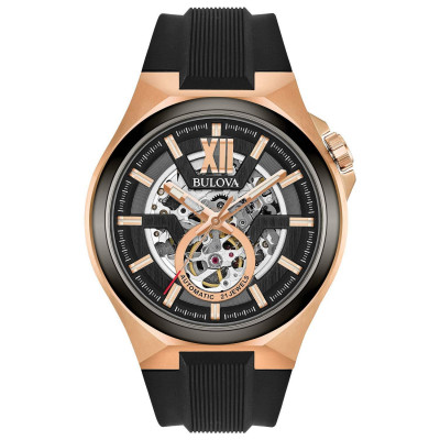 Bulova® Analoog 'Automatic' Heren Horloge 98A177