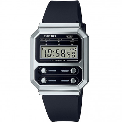 Casio® Digitaal 'Casio collection vintage' Unisex Horloge A100WEF-1AEF