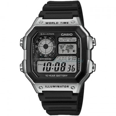 Casio® Digitaal 'Casio collection' Heren Horloge AE-1200WH-1CVEF