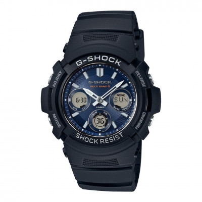 Casio® Analoog En Digitaal 'G-shock' Heren Horloge AWG-M100SB-2AER