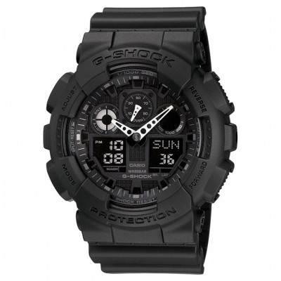 Casio® Analoog En Digitaal 'G-shock' Heren Horloge GA-100-1A1ER