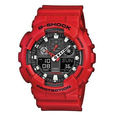 Casio® Analoog En Digitaal 'G-shock' Heren Horloge GA-100B-4AER