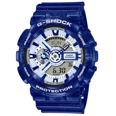 Casio® Analoog En Digitaal 'G-shock' Heren Horloge GA-110BWP-2AER