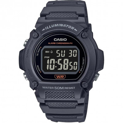 Casio® Digitaal 'Casio collection' Heren Horloge W-219H-8BVEF