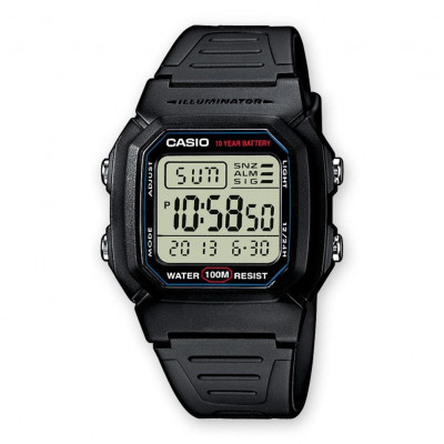 Casio® Digitaal 'Casio collection' Unisex Horloge W-800H-1AVES