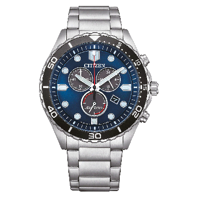 Citizen® Chronograaf 'Of sporty aqua' Heren Horloge AT2560-84L