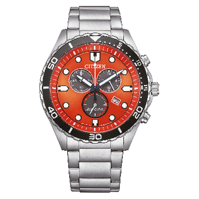 Citizen® Chronograaf 'Of sporty aqua' Heren Horloge AT2560-84X