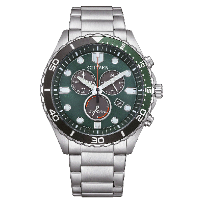 Citizen® Chronograaf 'Of sporty aqua' Heren Horloge AT2561-81X