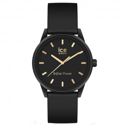 Ice Watch® Analoog 'Ice solar power - black gold' Dames Horloge (Small) 020302