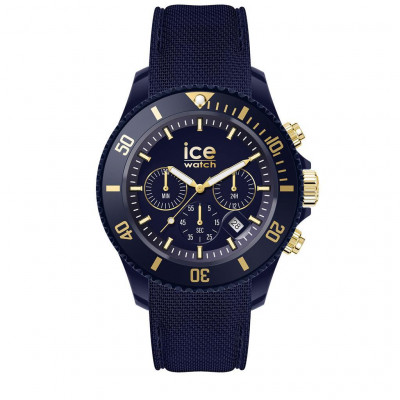 Ice Watch® Chronograaf 'Ice chrono - dark blue gold' Heren Horloge (Medium) 021601