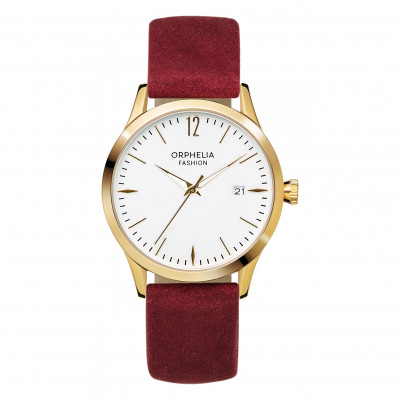 Orphelia Fashion® Analoog 'Suede' Dames Horloge OF711701