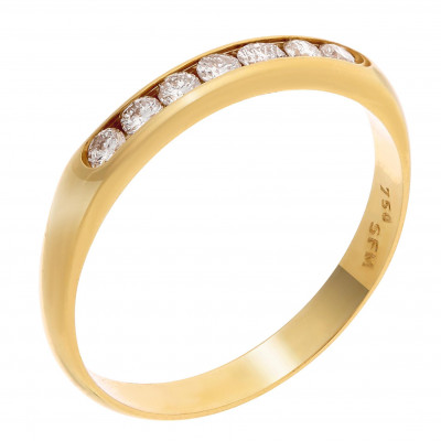 Orphelia® Dames Geelgoud 18K Ring (sieraad) RD-3058