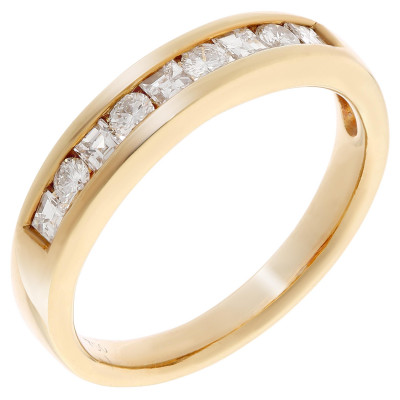 Orphelia® Dames Geelgoud 18K Ring (sieraad) - Goudkleurig RD-3706