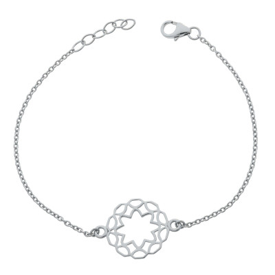 Orphelia® 'Jasmine' Dames Zilver 925 925 Armband (sieraad) - Zilverkleurig ZA-7076