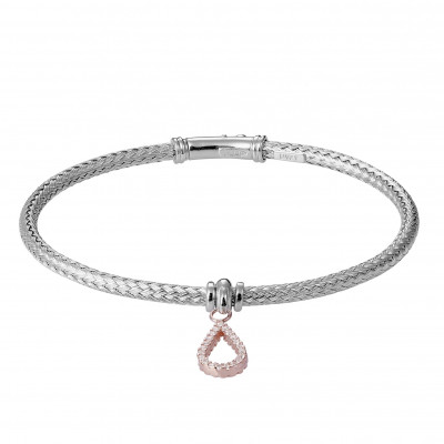Orphelia® Dames Zilver 925 925 Armband (sieraad) - Zilver/Rosé ZA-7398