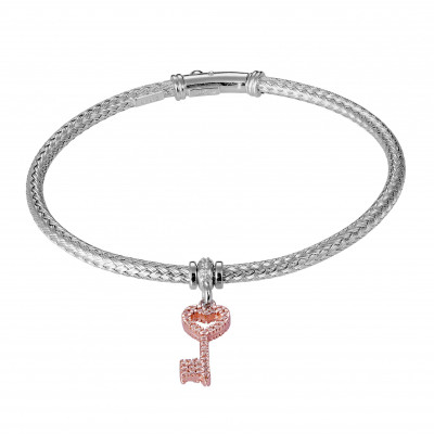 Orphelia® Dames Zilver 925 925 Armband (sieraad) - Zilver/Rosé ZA-7399