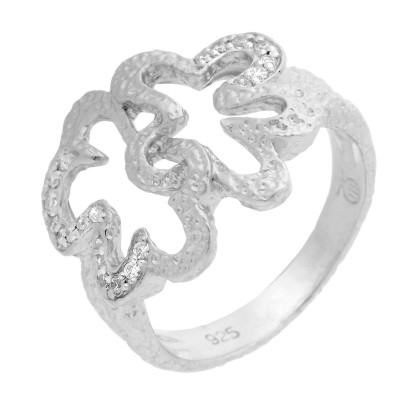 Orphelia® Dames Zilver 925 925 Ring (sieraad) - Zilverkleurig ZR-7077