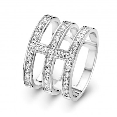 Orphelia® Dames Zilver 925 925 Ring (sieraad) - Zilverkleurig ZR-7125