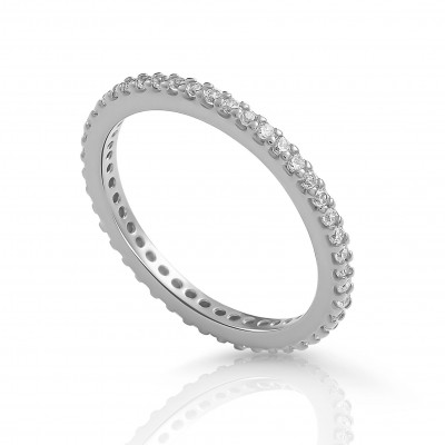 Orphelia® 'Lily' Dames Zilver 925 925 Ring (sieraad) - Zilverkleurig ZR-7538
