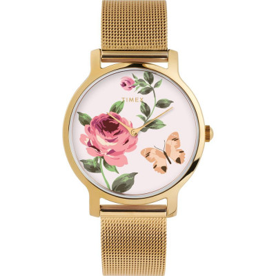 Timex® Analoog 'Full bloom' Dames Horloge TW2U19100