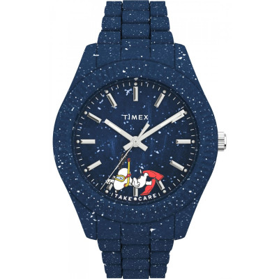Timex® Analoog 'Peanuts x waterbury legacy ocean' Unisex Horloge TW2V53300