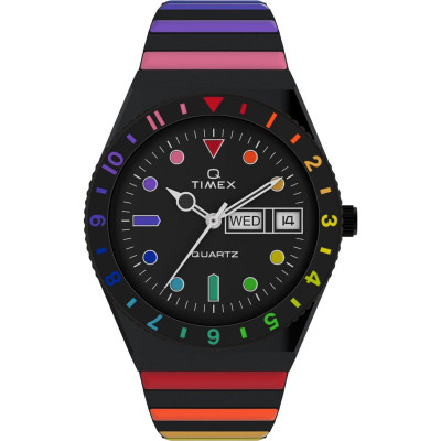 Timex® Analoog 'Q rainbow' Dames Horloge TW2V65900