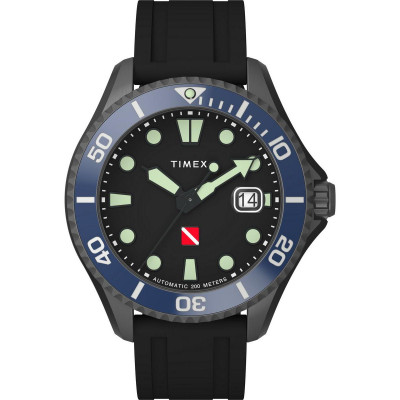 Timex® Analoog 'Deep water tiburon automatic' Heren Horloge TW2W21100