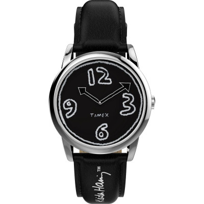 Timex® Analoog 'Keith haring x easy reader' Heren Horloge TW2W25400