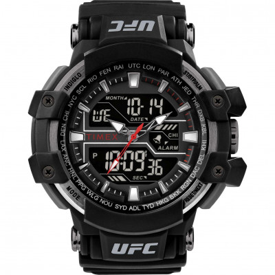 Timex® Analoog En Digitaal 'Ufc combat' Heren Horloge TW5M51800