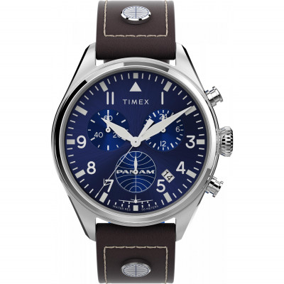Timex® Chronograaf 'Pan am chrono' Heren Horloge TWG030000
