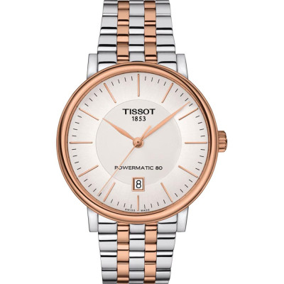 Tissot® Analoog 'Carson premium powermatic 80' Heren Horloge T1224072203101