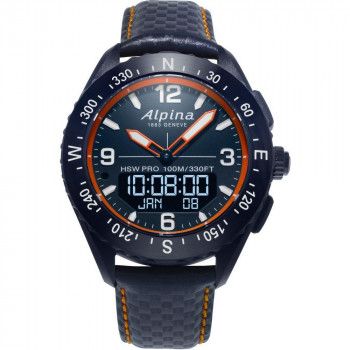 Alpina® Analoog En Digitaal 'Alpinerx smartwatch' Heren Horloge AL-283LNO5NAQ6L