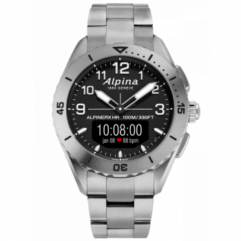Alpina® Analoog En Digitaal 'Alpinerx alive' Heren Horloge AL-284LBBW5TAQ1B