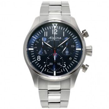 Alpina® Chronograaf 'Startimer pilot' Heren Horloge AL-371NN4S6B