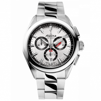Alpina® Chronograaf 'Alpiner' Heren Horloge AL-373SB4E6B