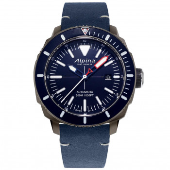 Alpina® Analoog 'Seastrong diver' Heren Horloge AL-525LNN4TV6