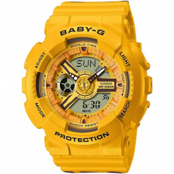 Casio® Analoog En Digitaal 'Baby-g summer lover honey' Dames Horloge BA-110XSLC-9AER