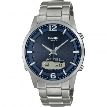 Casio® Analoog En Digitaal 'Wave ceptor' Heren Horloge LCW-M170TD-2AER