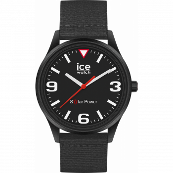 Ice Watch® Analoog 'Ice solar power - black tide' Unisex Horloge (Medium) 020058