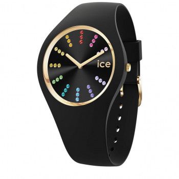 Ice Watch® Analoog 'Ice cosmos - rainbow black' Dames Horloge (Small) 021343