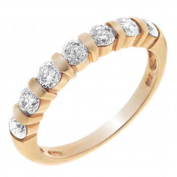 Orphelia® Dames Geelgoud 18K Ring (sieraad) - Goudkleurig RD-33029