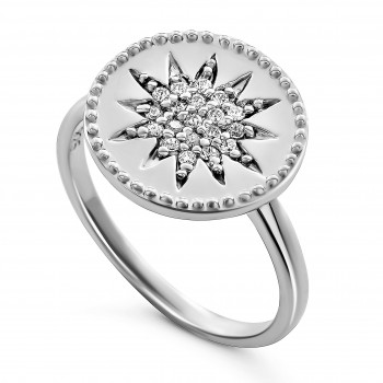 Orphelia® 'Shine' Dames Zilver 925 925 Ring (sieraad) - Zilverkleurig ZR-7576