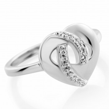Orphelia® 'Amore' Dames Zilver 925 925 Ring (sieraad) - Zilverkleurig ZR-7577