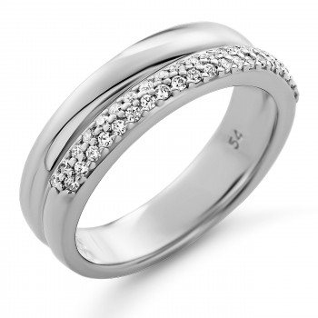 Orphelia® 'Emily' Dames Zilver 925 925 Ring (sieraad) - Zilverkleurig ZR-7581