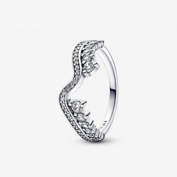 Pandora® 'Wave' Dames Zilver 925 925 Ring (sieraad) - Zilverkleurig 192543C01