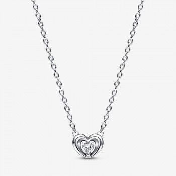 Pandora® 'Radiant heart' Dames Zilver 925 925 Collier - Zilverkleurig 392494C01-45