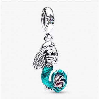 Pandora® 'Disney the little mermaid' Dames Zilver 925 925 Bedel - Zilverkleurig 792695C01