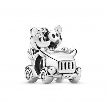 Pandora® 'Disney mickey mouse & minnie mouse' Dames Zilver 925 925 Bedel - Zilverkleurig 797174